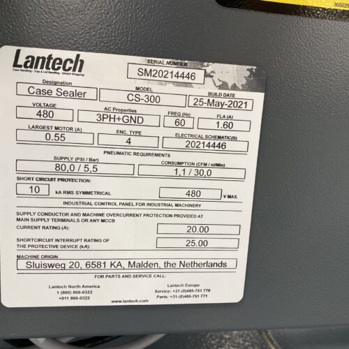 Lantech Case Sealer
