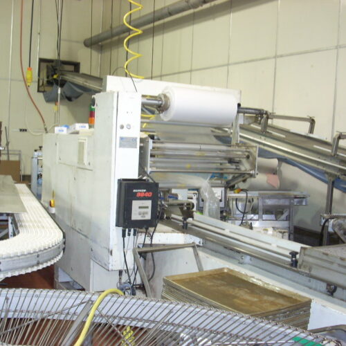 PFM Model Falcon Automatic Horizontal Wrapper with Digital Heat Controllers, Coder