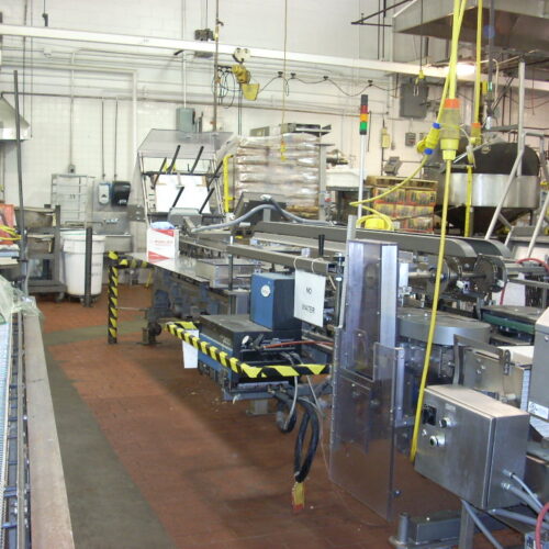 Langen Model B1 Semi Automatic Hot Glue Cartoner with Magazine Infeed