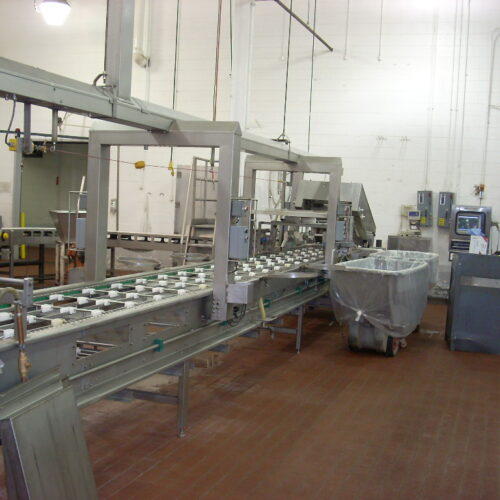 Langen Model B1 Semi Automatic Hot Glue Cartoner with Magazine Infeed