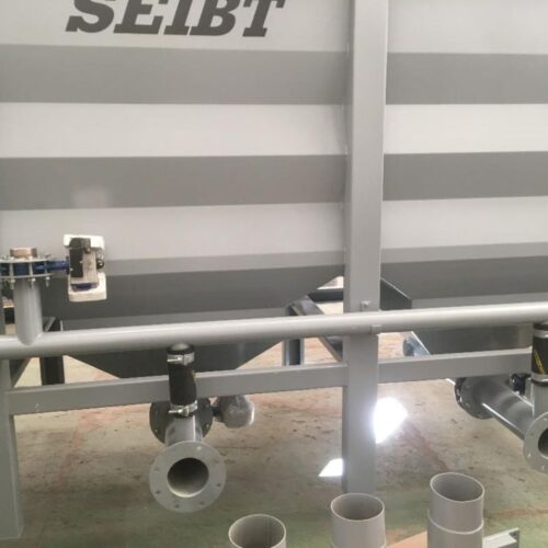 Complete Seibt Recycling Line Including Granulating Mill, Decanter, Pre-Dryers, Screw Conveyor, Etc.