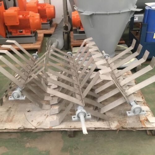 Complete Seibt Recycling Line Including Granulating Mill, Decanter, Pre-Dryers, Screw Conveyor, Etc.