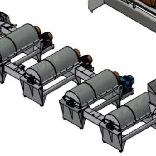 Complete Seibt Recycling Line Including Granulating Mill, Decanter, Pre-Dryers, Screw Conveyor, Etc.