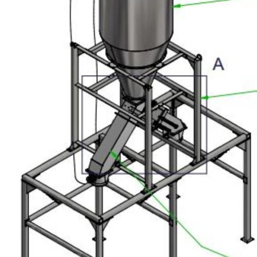 Complete Seibt Recycling Line Including Granulating Mill, Decanter, Pre-Dryers, Screw Conveyor, Etc.