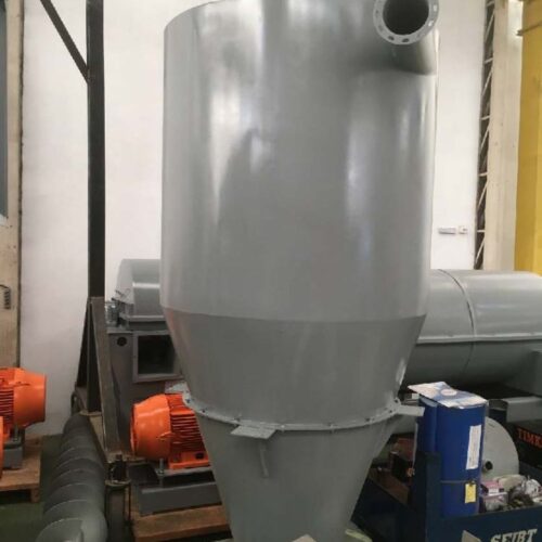 Complete Seibt Recycling Line Including Granulating Mill, Decanter, Pre-Dryers, Screw Conveyor, Etc.