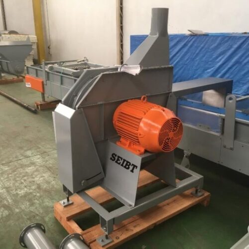 Complete Seibt Recycling Line Including Granulating Mill, Decanter, Pre-Dryers, Screw Conveyor, Etc.