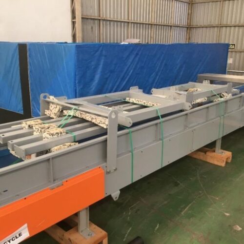 Complete Seibt Recycling Line Including Granulating Mill, Decanter, Pre-Dryers, Screw Conveyor, Etc.