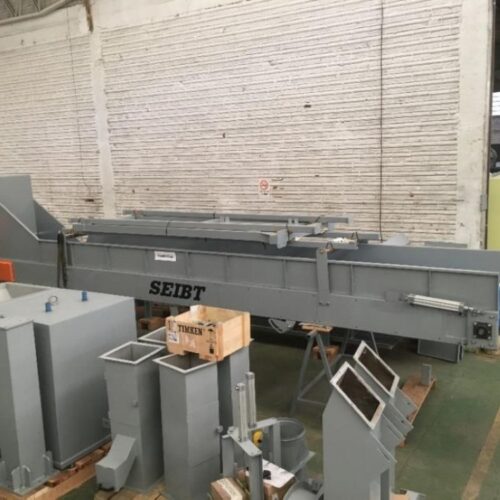 Complete Seibt Recycling Line Including Granulating Mill, Decanter, Pre-Dryers, Screw Conveyor, Etc.