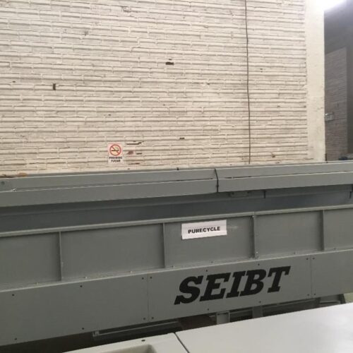 Complete Seibt Recycling Line Including Granulating Mill, Decanter, Pre-Dryers, Screw Conveyor, Etc.