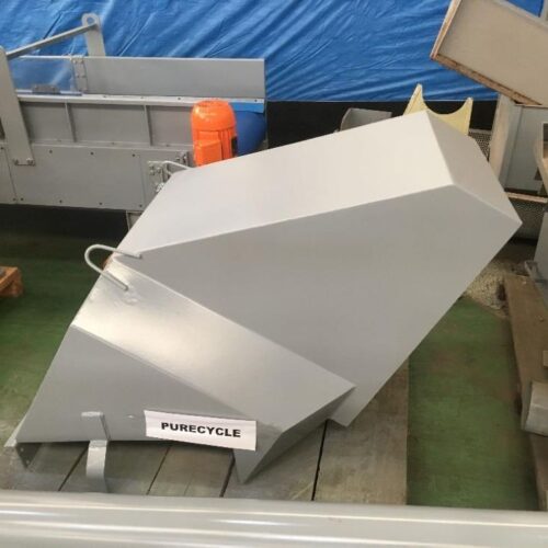 Complete Seibt Recycling Line Including Granulating Mill, Decanter, Pre-Dryers, Screw Conveyor, Etc.