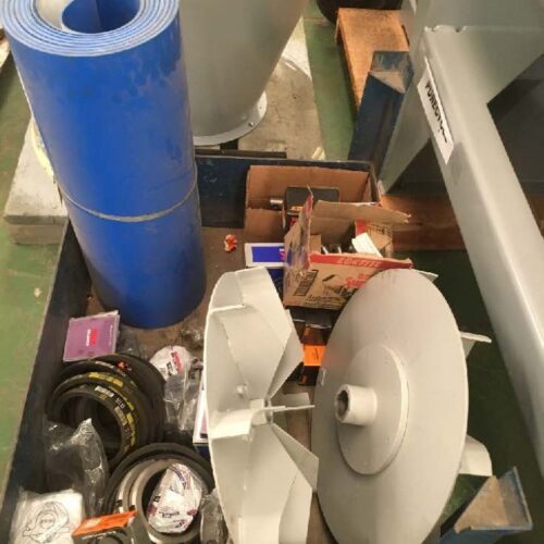 Complete Seibt Recycling Line Including Granulating Mill, Decanter, Pre-Dryers, Screw Conveyor, Etc.