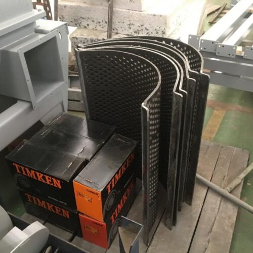 Complete Seibt Recycling Line Including Granulating Mill, Decanter, Pre-Dryers, Screw Conveyor, Etc.