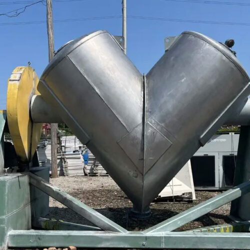 300 Cu Ft Gemco Stainless Steel Twin Shell Blender