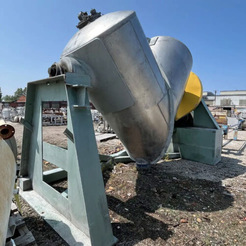 300 Cu Ft Gemco Stainless Steel Twin Shell Blender