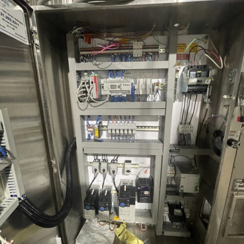 IJ White Thermal Edge Ultra Hydro Spiral Chilling Conveyor with Stainless Steel Cabinet