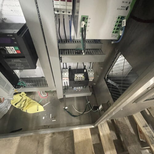 IJ White Thermal Edge Ultra Hydro Spiral Chilling Conveyor with Stainless Steel Cabinet