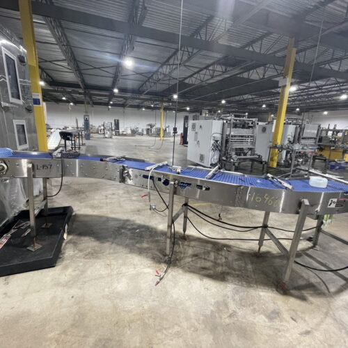 IJ White Thermal Edge Ultra Hydro Spiral Chilling Conveyor with Stainless Steel Cabinet