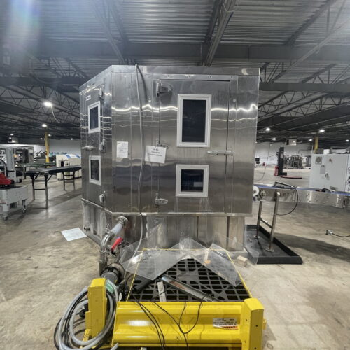 IJ White Thermal Edge Ultra Hydro Spiral Chilling Conveyor with Stainless Steel Cabinet