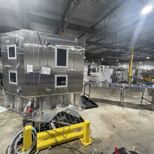 IJ White Thermal Edge Ultra Hydro Spiral Chilling Conveyor with Stainless Steel Cabinet