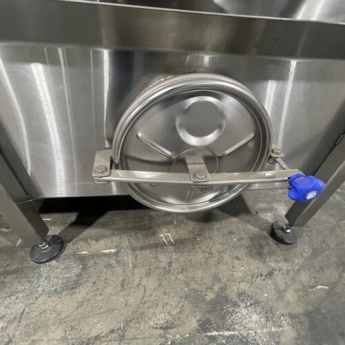 Pouch Cooler with Belting and Remote Stainless Steel Electrical Enclosure with Operator Controls