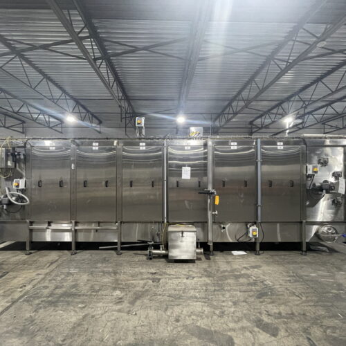 Pouch Cooler with Belting and Remote Stainless Steel Electrical Enclosure with Operator Controls