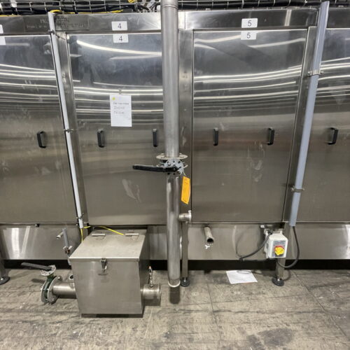 Pouch Cooler with Belting and Remote Stainless Steel Electrical Enclosure with Operator Controls