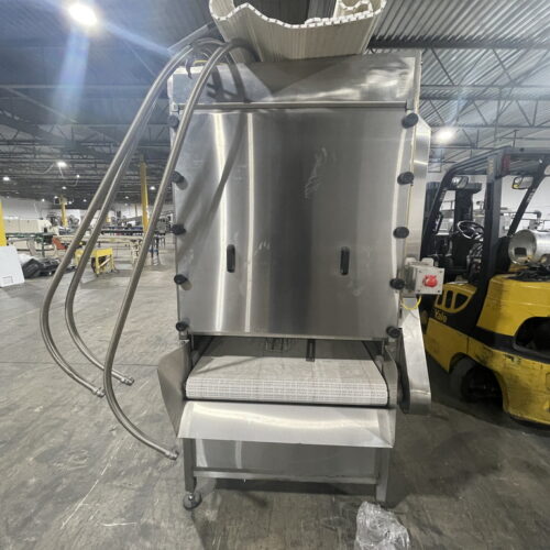 Pouch Cooler with Belting and Remote Stainless Steel Electrical Enclosure with Operator Controls