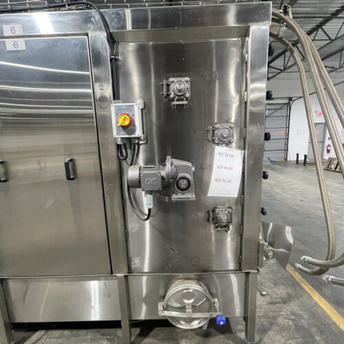 Pouch Cooler with Belting and Remote Stainless Steel Electrical Enclosure with Operator Controls