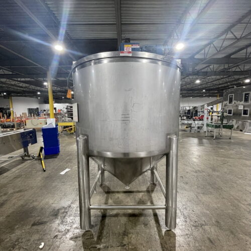 Blast Stainless Steel Cone Bottom Mixing Tank