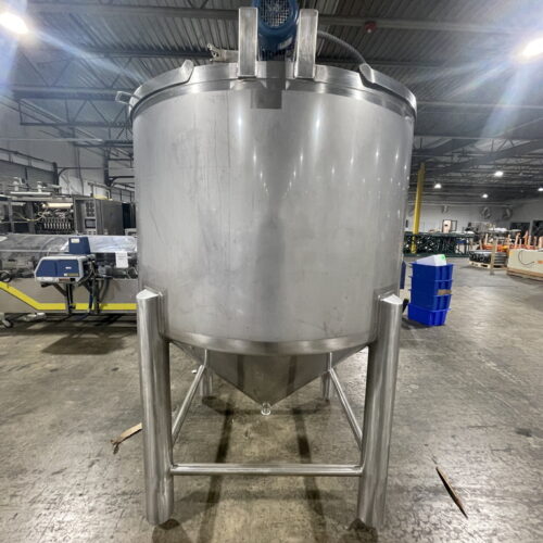 Blast Stainless Steel Cone Bottom Mixing Tank