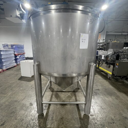 Blast Stainless Steel Cone Bottom Mixing Tank