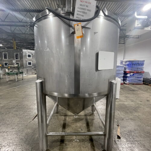 Blast Stainless Steel Cone Bottom Mixing Tank