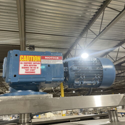 Blast Stainless Steel Cone Bottom Mixing Tank