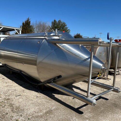 120 BBL Capacity S/S Vertical Jacketed Fermenter Tank