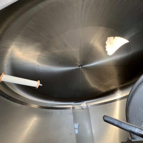 120 BBL Capacity S/S Vertical Jacketed Brite Tank