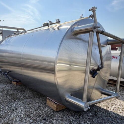 120 BBL Capacity S/S Vertical Jacketed Brite Tank