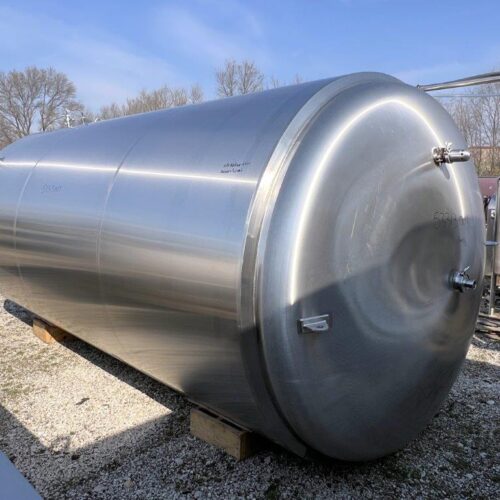 120 BBL Capacity S/S Vertical Jacketed Brite Tank