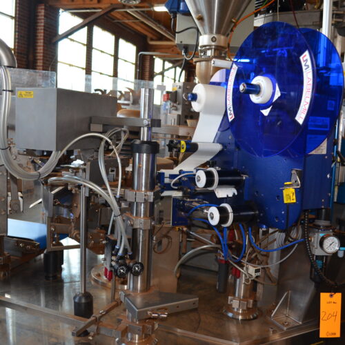 Complete Ground Coffee or Whole Bean Coffee Stand-Up Gusseted Pre-Made Zipper Pouch Packaging Line