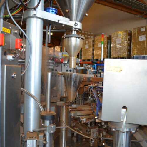 Complete Ground Coffee or Whole Bean Coffee Stand-Up Gusseted Pre-Made Zipper Pouch Packaging Line