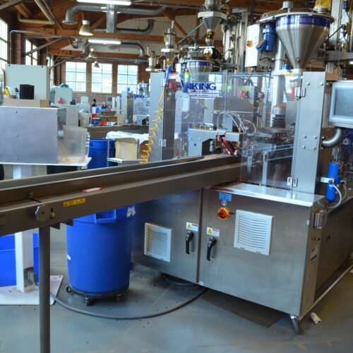 Complete Ground Coffee or Whole Bean Coffee Stand-Up Gusseted Pre-Made Zipper Pouch Packaging Line