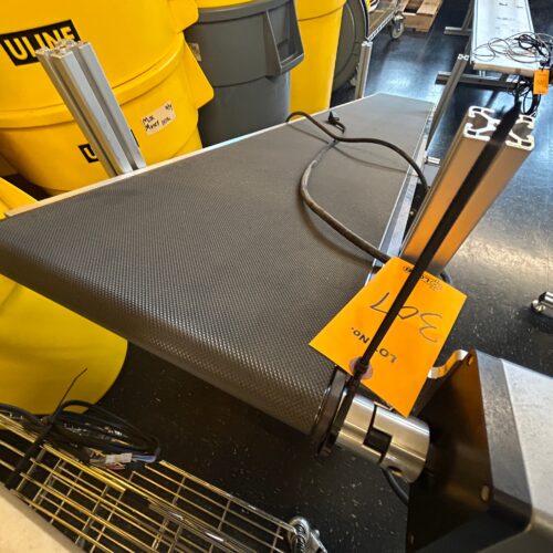 Vevor Model ITC Adjustable, 12 Inch Wide x 62 Inch Long Flat Belt Incline Conveyor