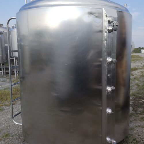 1,000 Gallon Cherry Burrell Model PAEPDA Vertical S/S Jacketed Sweep Agitated Pressure Tank