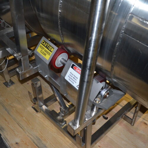 S/S 30 in Diameter x 43 in L Soft Flight Seasoning Drum w/ Adjustable Pitch