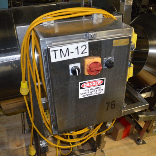 S/S 30 in Diameter x 43 in L Soft Flight Seasoning Drum w/ Adjustable Pitch