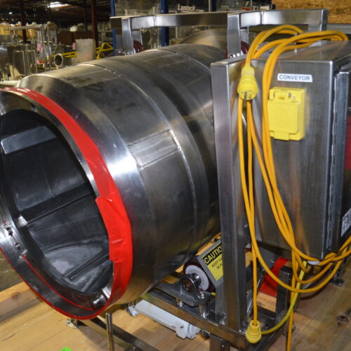 S/S 30 in Diameter x 43 in L Soft Flight Seasoning Drum w/ Adjustable Pitch