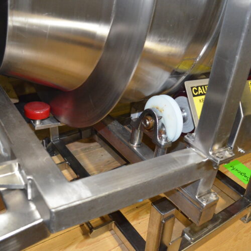 S/S 30 in Diameter x 43 in L Soft Flight Seasoning Drum w/ Adjustable Pitch