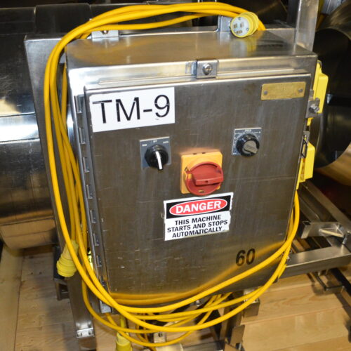 S/S 30 in Diameter x 43 in L Soft Flight Seasoning Drum w/ Adjustable Pitch