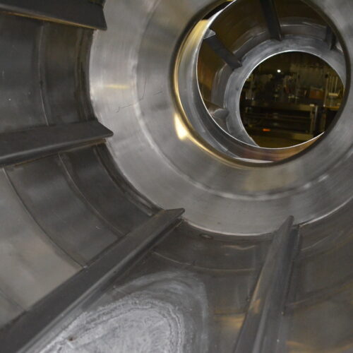 S/S 30 in Diameter x 43 in L Soft Flight Seasoning Drum w/ Adjustable Pitch