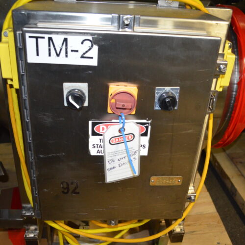 Spray Dynamics S/S 30 in Diameter x 43 in L Soft Flight Seasoning Drum w/ Adjustable Pitch