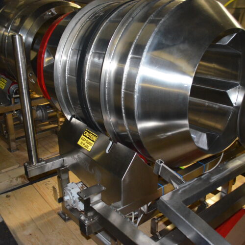 Spray Dynamics S/S 30 in Diameter x 43 in L Soft Flight Seasoning Drum w/ Adjustable Pitch